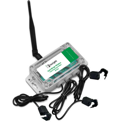 Industrial Wireless Three Phase Current Meter - 020 Amp (868 MHz)