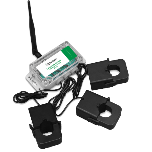 Industrial Wireless Three Phase Current Meter - 500 Amp (868 MHz)