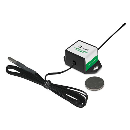 Wireless Temperature Sensor with Probe - Coin Cell Powered (868MHz)